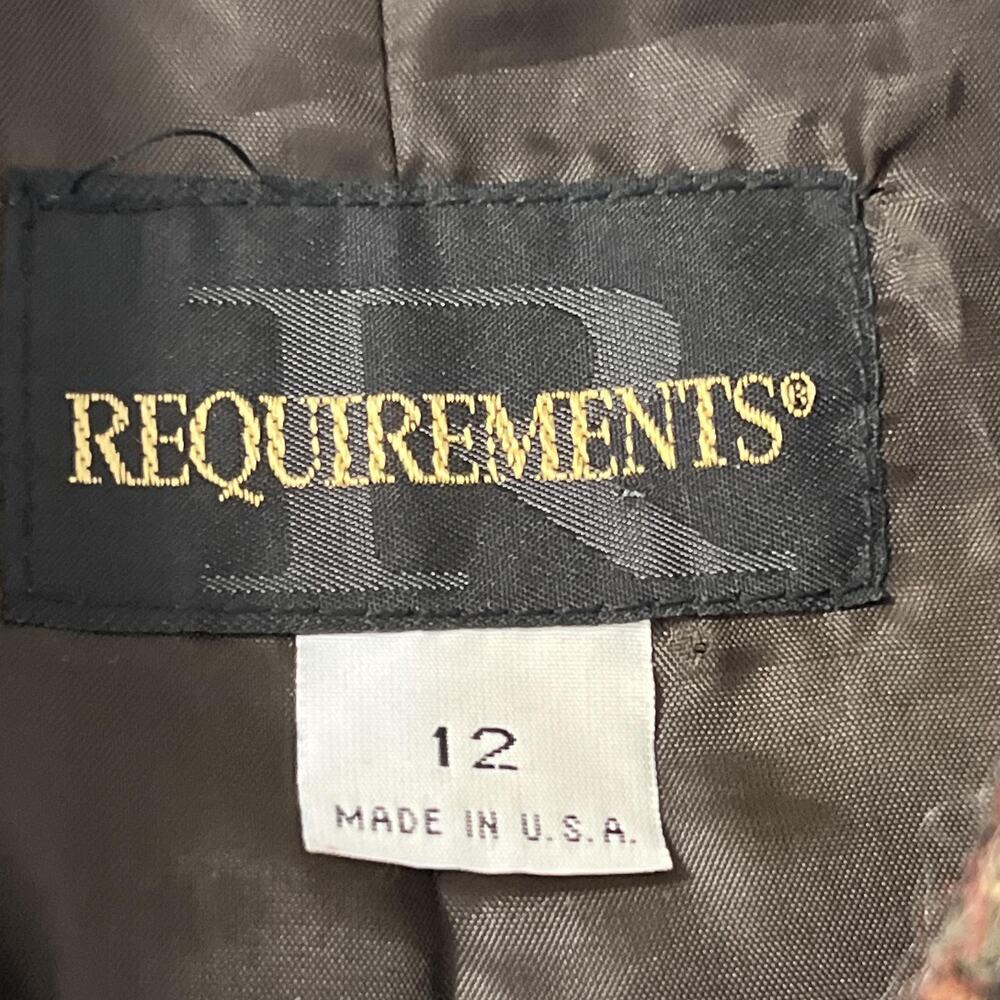 Vintage Requirements‎ Jacket Womens 12 Brown Boucle Chenille Mohair Made USA - Picture 6 of 14